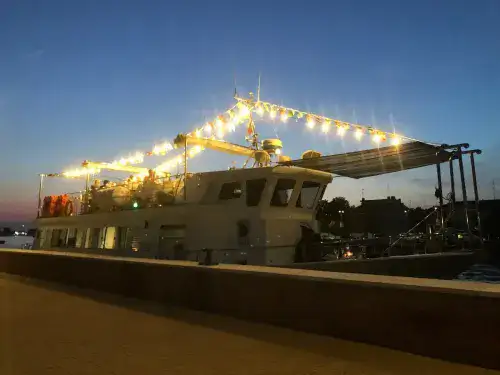 Dinner Cruise in Comacchio's Lagoons at Sunset by Dalì Motorboat
